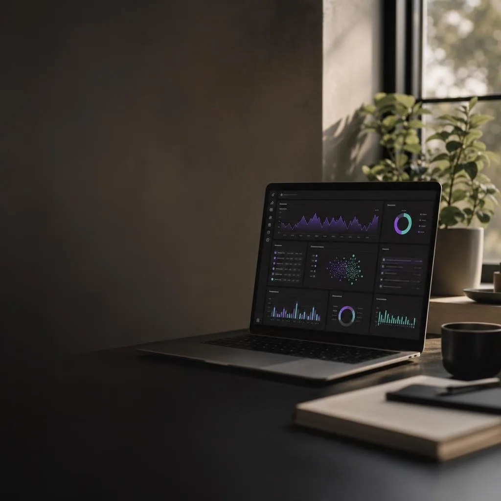 Data platform dashboard interface with charts, models, and metrics